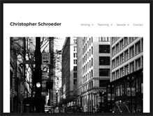 Tablet Screenshot of christopherschroeder.org